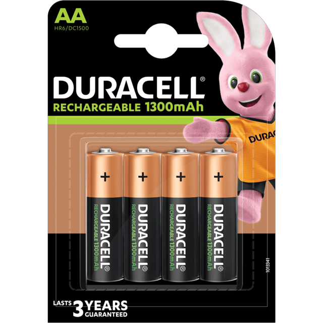 Акумулаторни батерии АА Duracell AA - 1300 mAh - 1.2V