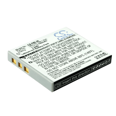 Батерия за фотоапарат Sanyo DB-L20 DB-L20A - 3.7V 700 mAh