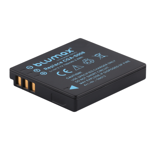 Батерия за фотоапарат Panasonic CGA-S008, DMW-BCE10, CGA-S008E - 700 mAh