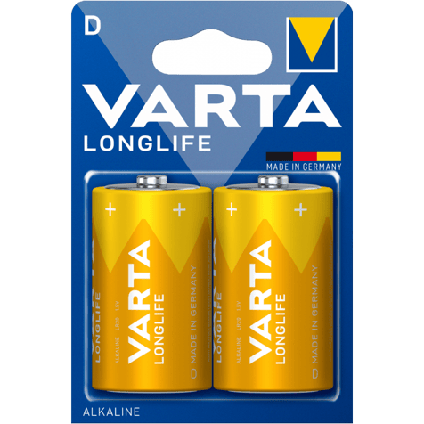Varta Longlife LR20 D alkaline batteries