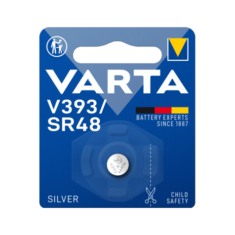 Watch Battery 393 Varta V393 SR48 1.55V