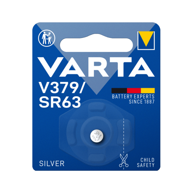 Батерия за часовник V379 Varta 379 SR63 SR521SW - 1.55V