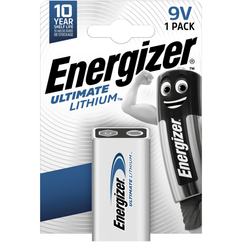Energizer Ultimate Lithium 9V Lithium Battery