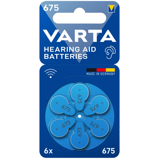Батерии за слухов апарат 675 Varta PR44