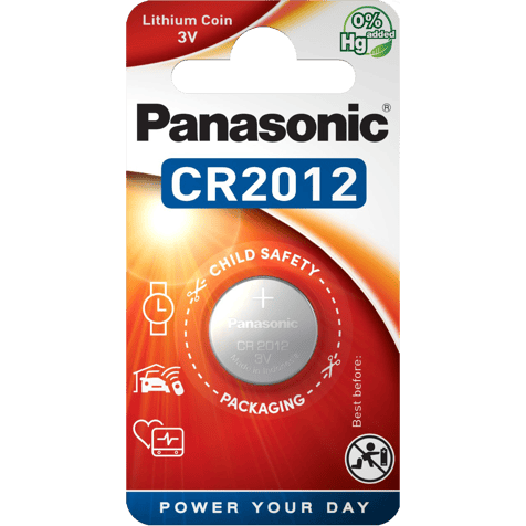 Литиева батерия CR2012 Panasonic CR2012 - 3V