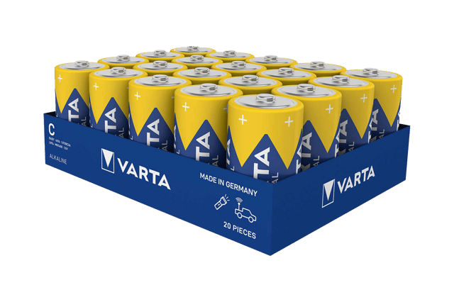 Алкални батерии LR14 - C Varta Industrial Pro C 1.5V - 20 броя
