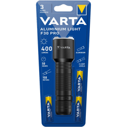 VARTA Aluminium Light F30 PRO Flashlight + 3 AAA