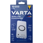Безжична външна батерия за телефон Varta Wireless Power Bank 20 000 mAh