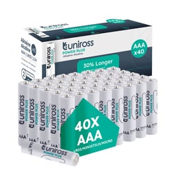 40 Алкални батерии ААА Uniross Power Plus - 1.5V