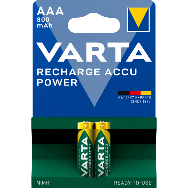 Акумулаторни батерии ААA Varta Ready2Use AAA - 800 mAh - 1.2V