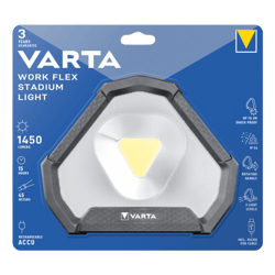 VARTA Work Flex Stadium Light Rechargeable Work Lamp 1450 LM