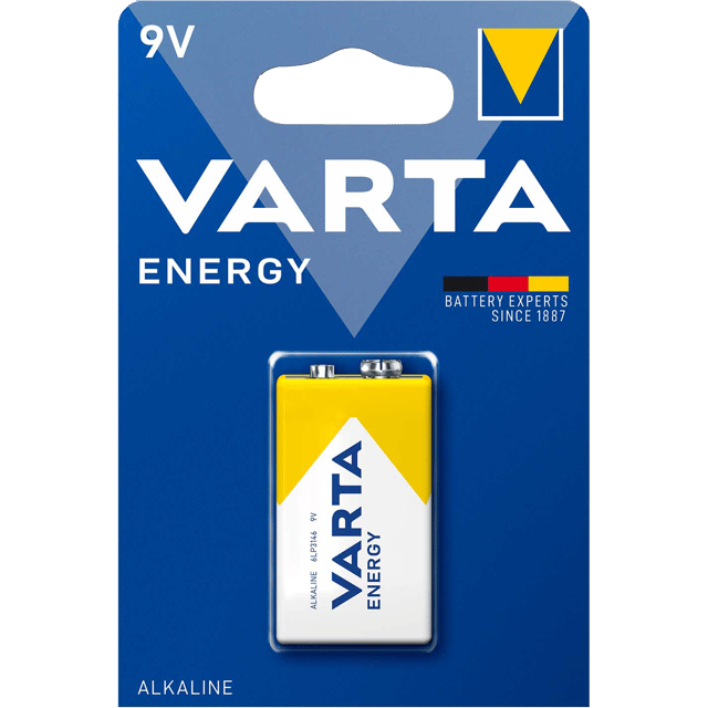 Алкална батерия 9V Varta Energy - 9V