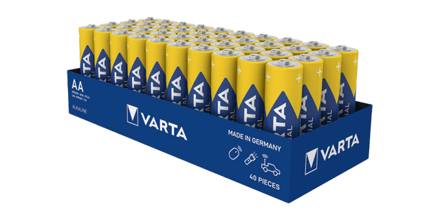 Алкални батерии АА Varta Industrial Pro AA - 40 броя