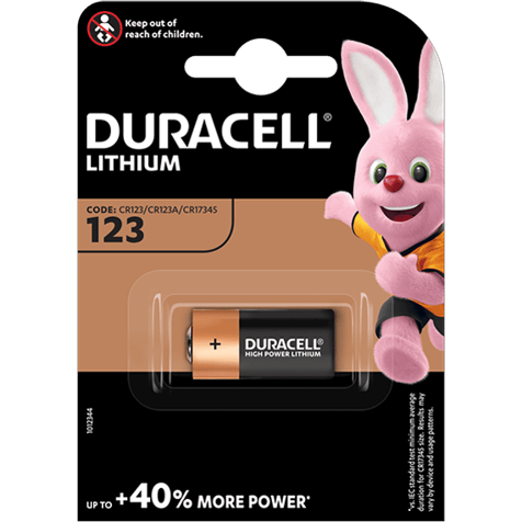 Литиева батерия CR123 Duracell DL123 - CR123 - 3V