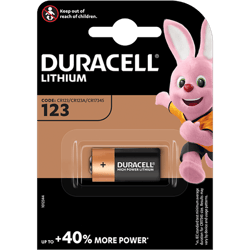 Литиева батерия CR123 Duracell DL123 - CR123 - 3V