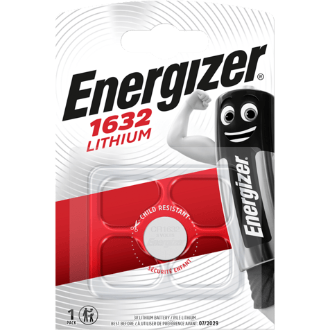 Lithium Battery CR1632 Energizer CR1632 - 3V