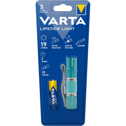 Varta Lipstick Flashlight with 1 AAA Battery - Blue
