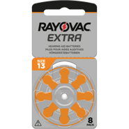 8 Батерии за слухов апарат 13 Extra Advance - Rayovac