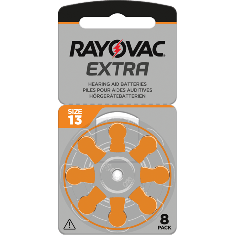 8 Батерии за слухов апарат 13 Extra Advance - Rayovac