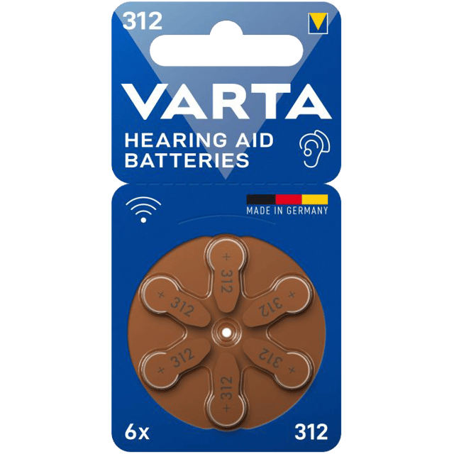 Батерии за слухов апарат 312 Varta PR41
