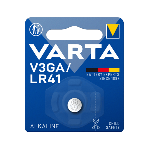 Alkaline Battery LR41 Varta AG3