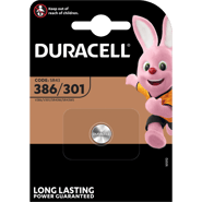 Батерия за часовник 301 | 386 - SR43SW - Duracell D386 - 1.55V