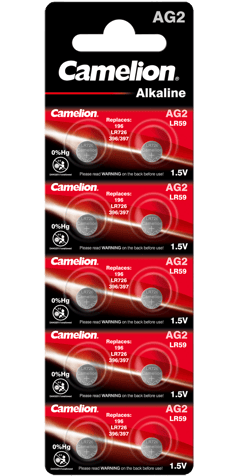 Alkaline Batteries AG2 Camelion LR726 396 196
