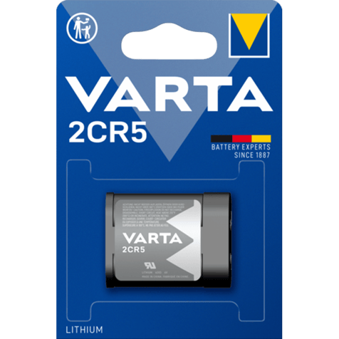 Lithium Battery 2CR5 Varta DL245A 6V