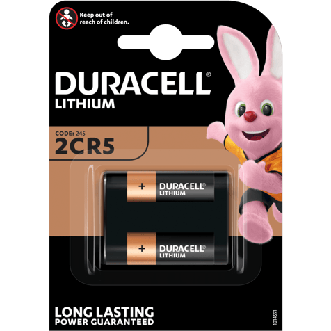 Lithium Battery 2CR5 Duracell DL245A 6V