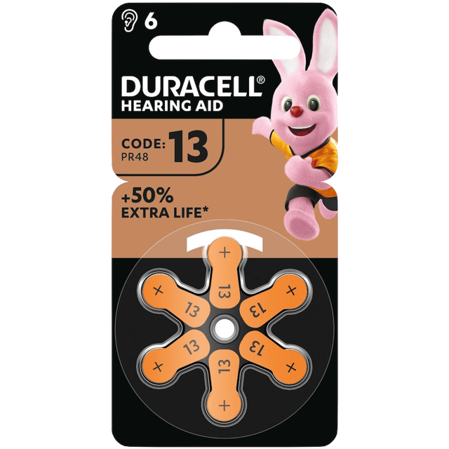 Батерии за слухов апарат 13 Hearing Aid Duracell