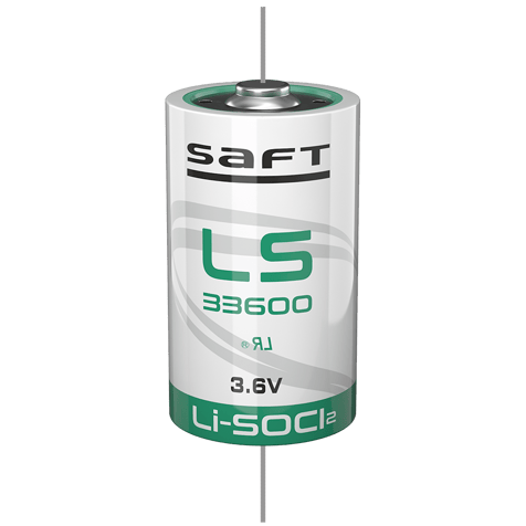 Батерия LS 33600 CNA Li-SOCl2 Saft ER-D 3.6V 17000 mAh с аксиален край