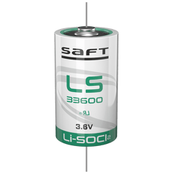 Батерия LS 33600 CNA Li-SOCl2 Saft ER-D 3.6V 17000 mAh с аксиален край