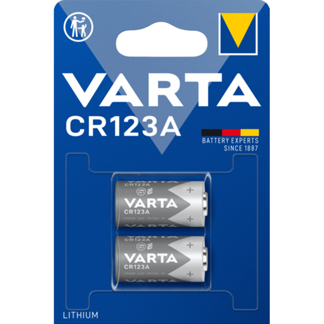 Литиеви батерии CR123 Varta CR123A - DL123A - 3V