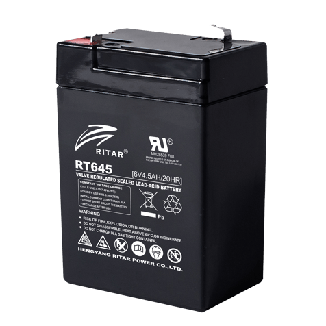 Оловна батерия AGM 6V  4.5 AH - RITAR