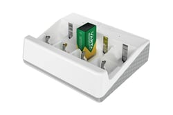 Универсално зарядно за акумулаторни батерии VARTA за АА / ААА / C / D и 9V батерии