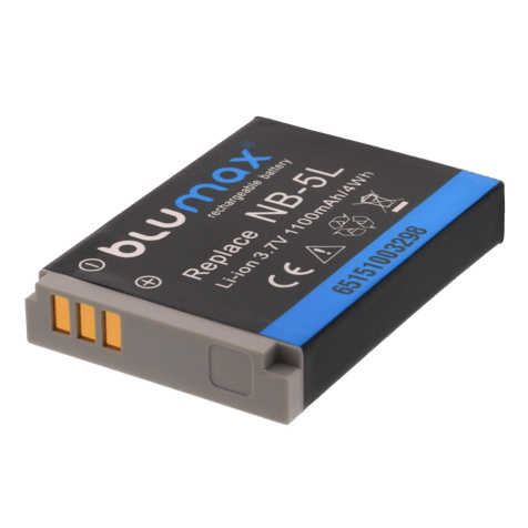 Батерия за фотоапарат Canon NB-5L, 3.7V, 1100 mAh