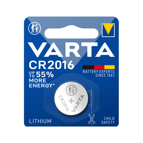 Литиева батерия CR2016 Varta CR2016 3V