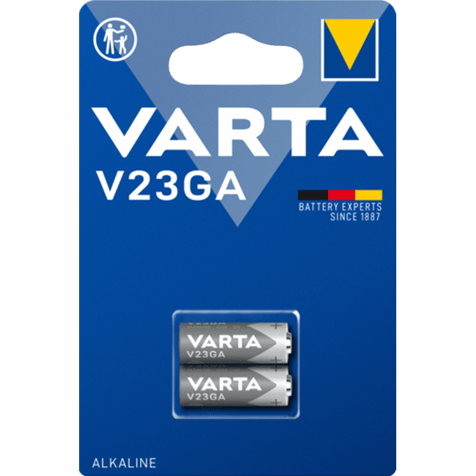 Varta V23GA A23 12V alkaline batteries 2 pcs