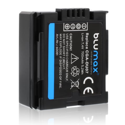 Батерия за видеокамера Panasonic CGA-DU07 7.4V - 700 mAh