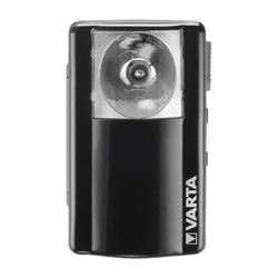 Класически метален фенер Varta Palm Light с батерия 3R12