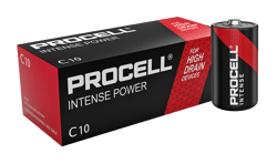 Алкални батерии LR14 C Duracell Procell Intense MN1400 10-Pack