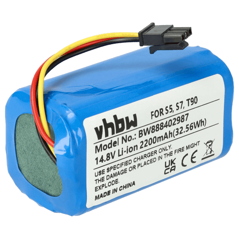 Battery for vacuum cleaner Qihoo T90 S7 S9 360 S5 X9 - 14.8V 2200 mAh