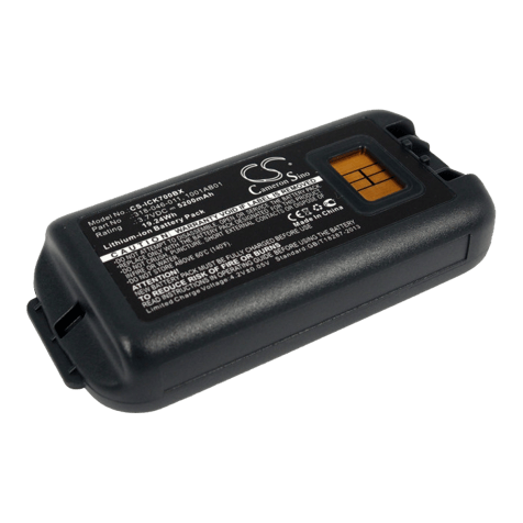 Батерия за баркод четец Intermec CK70 CK71 - 3.7V 5200 mAh