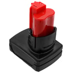 Батерия за винтоверт Milwaukee M12 B3 XC M12 B4 XC - 12V 6000 mAh