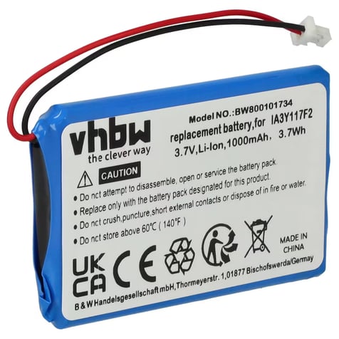 Батерия за навигация Garmin Quest  - 3.7V, 1000 mAh