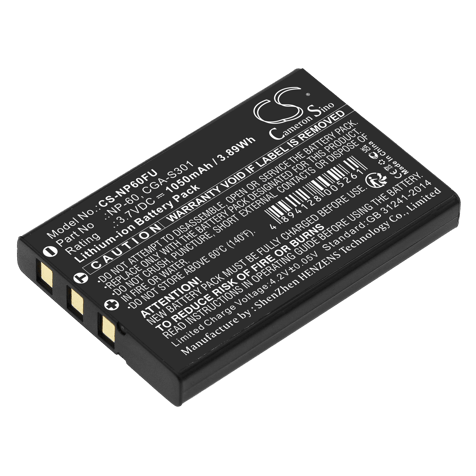 Батерия за фотоапарат TOSHIBA PDR-BT3 - 3.7V 1050 mAh