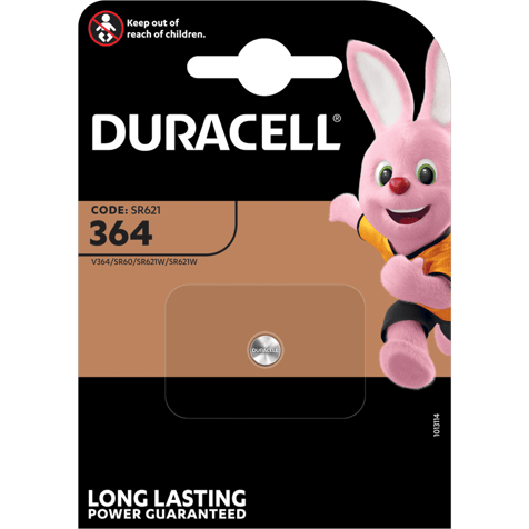 Duracell D364 SR621SW 364 Watch Battery 1.55V