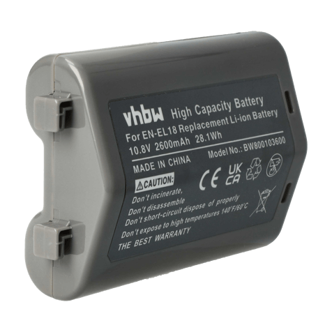 Батерия за фотоапарат Nikon EN-EL18 - 10.8V 2600 mAh