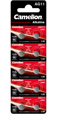 Alkaline Batteries AG11 Camelion LR721 362 162
