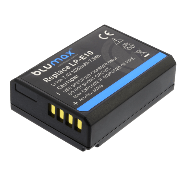 Батерия за фотоапарат Canon LP-E10, 1020 mAh